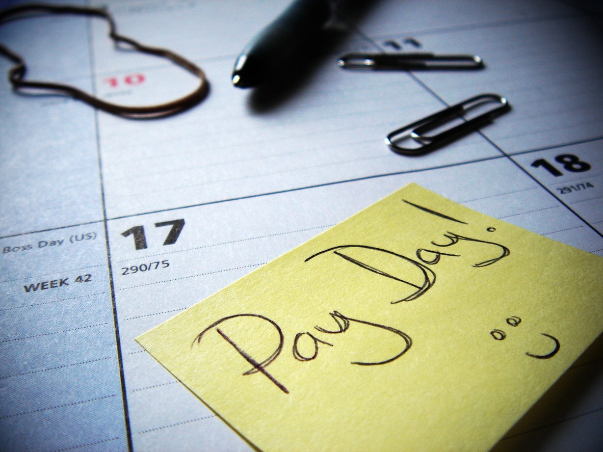 Underpayment of wages: Payday
